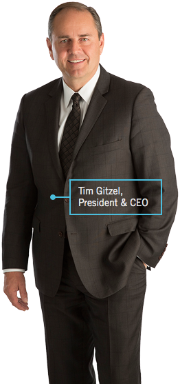 Portrait of Tim Gitzel, President & CEO