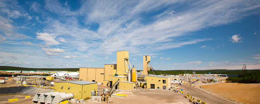 Photo of Cigar Lake mine facility
