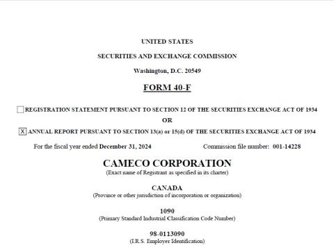 Cameco 2024 US-SEC Form 40-F