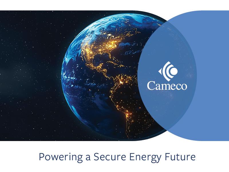 Cameco Corporate Profile cover, globe and logo