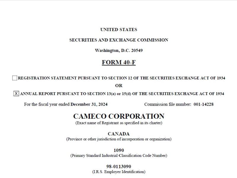 Cameco 2024 US-SEC Form 40-F