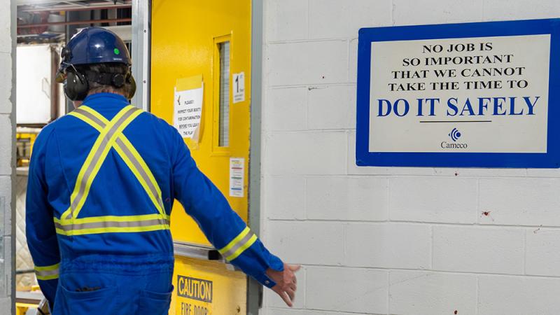 Safety is a top priority at Cameco